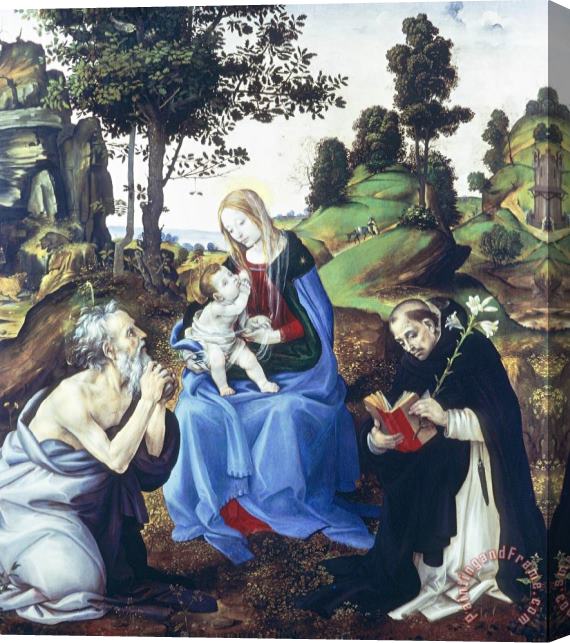 Filippino Lippi Holy Family Stretched Canvas Print / Canvas Art