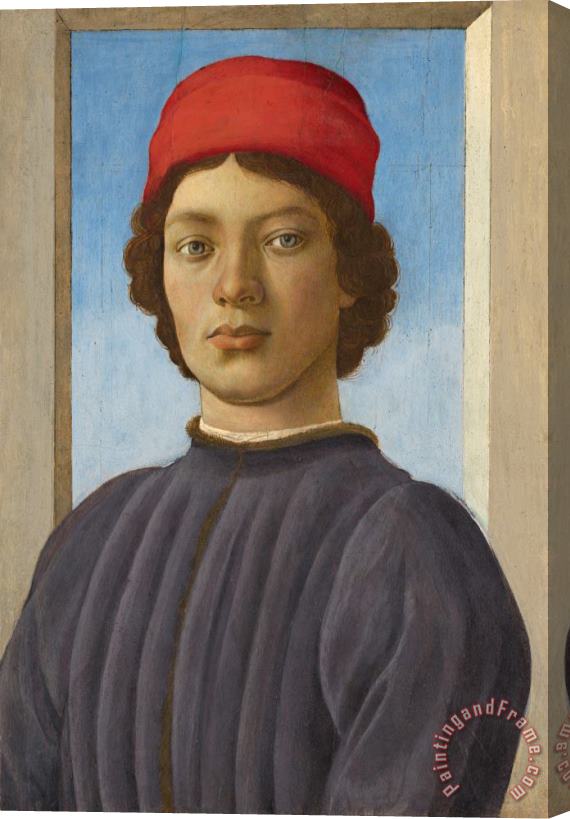 Filippino Lippi Portrait Of A Youth Stretched Canvas Painting / Canvas Art