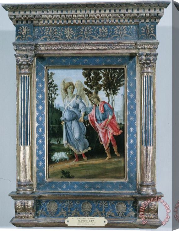 Filippino Lippi Tobias And The Angel Stretched Canvas Print / Canvas Art