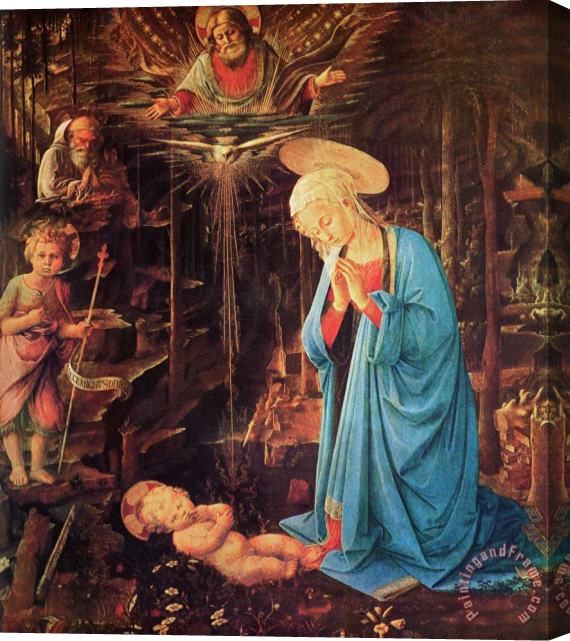 Filippino Lippi Virgin And Child Stretched Canvas Painting / Canvas Art