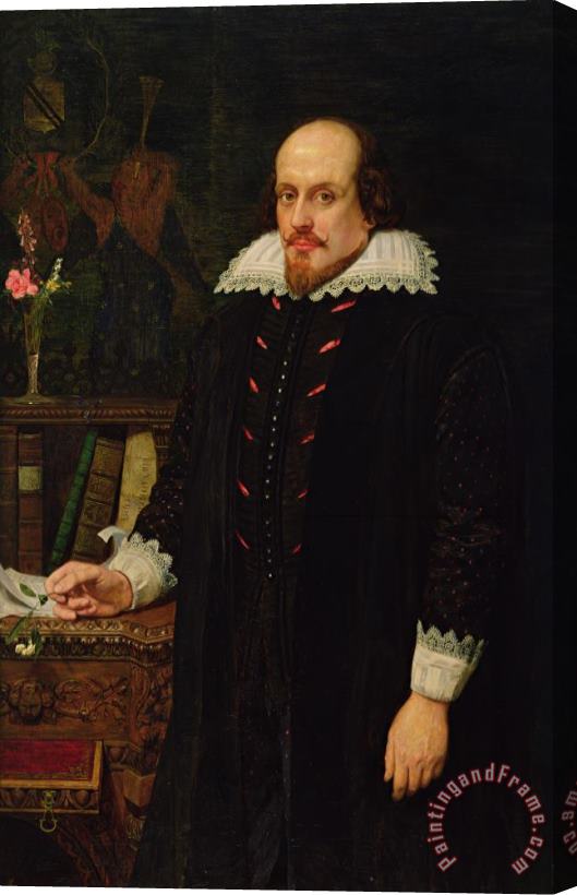 Ford Madox Brown Portrait of William Shakespeare Stretched Canvas Painting / Canvas Art