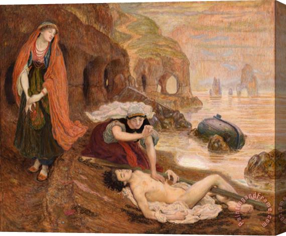 Ford Madox Brown The Finding of Don Juan by Haidee Stretched Canvas Print / Canvas Art