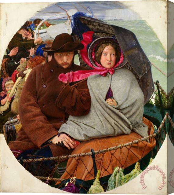 Ford Madox Brown The Last of England 2 Stretched Canvas Print / Canvas Art