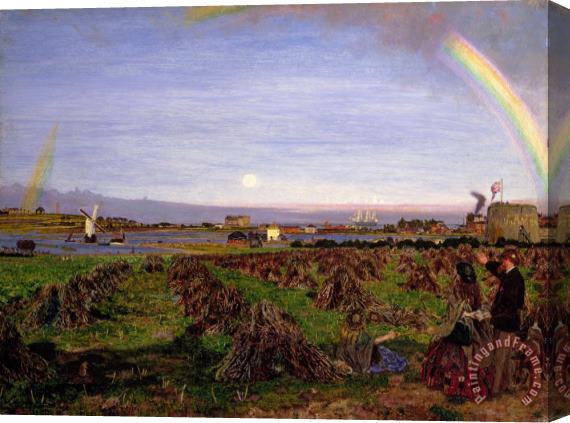 Ford Madox Brown Walton on The Naze Stretched Canvas Print / Canvas Art