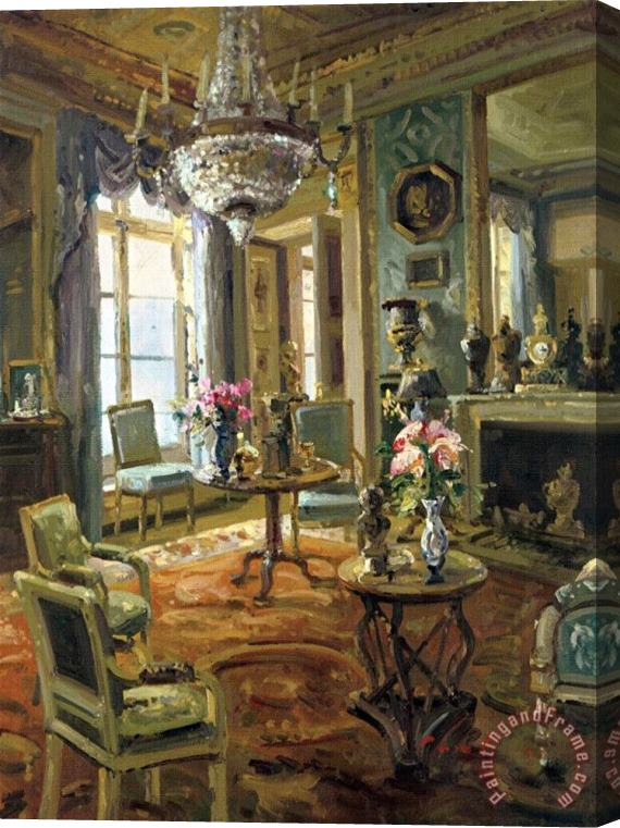 Foxwell The Drawing Room Stretched Canvas Print / Canvas Art