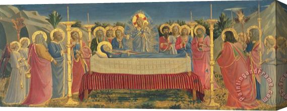 Fra Angelico The Death Of The Virgin Stretched Canvas Print / Canvas Art