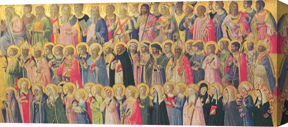 Fra Angelico The Forerunners Of Christ With Saints And Martyrs Stretched Canvas Painting / Canvas Art