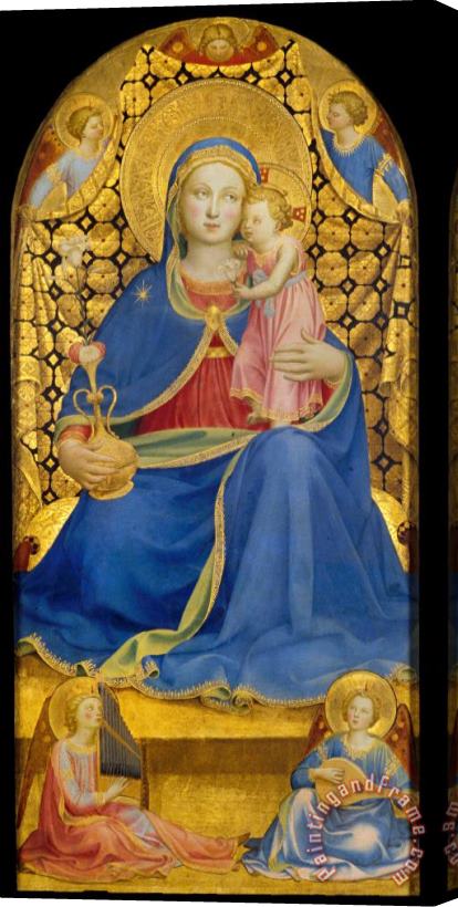 Fra Angelico Virgin of Humility Stretched Canvas Painting / Canvas Art