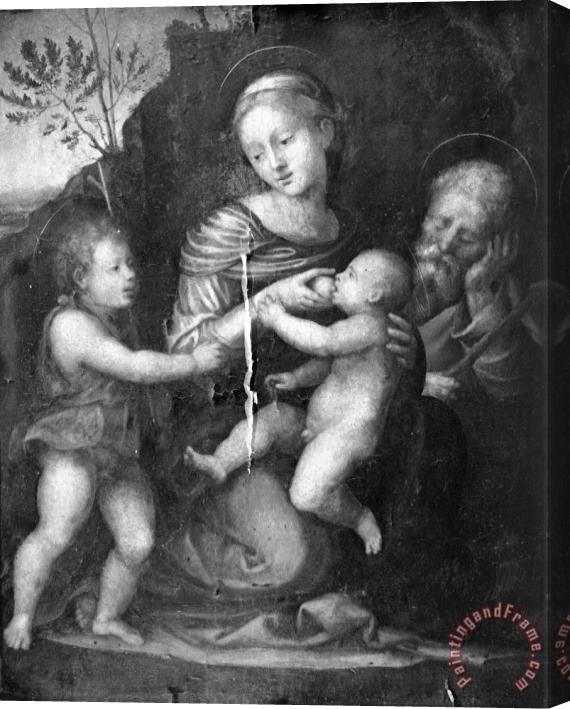 Fra Bartolomeo Holy Family with St John Stretched Canvas Print / Canvas Art