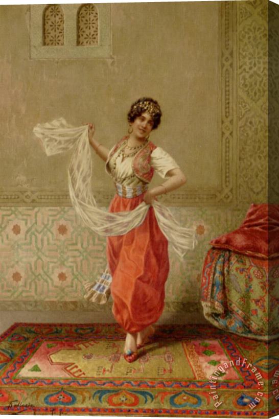 Francesco Ballesio The Oriental Dancer Stretched Canvas Painting / Canvas Art