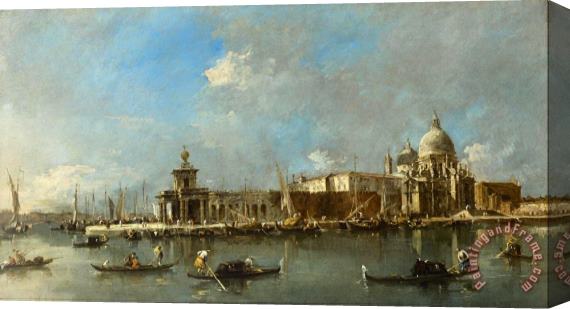 Francesco Guardi Santa Maria Della Salute And The Dogana, Venice Stretched Canvas Painting / Canvas Art