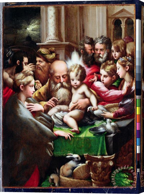 Francesco Mazzola Parmigianino The Circumcision Stretched Canvas Painting / Canvas Art