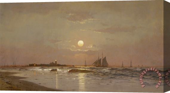 Francis Augustus Silva Ten Pound Island, Gloucester Stretched Canvas Print / Canvas Art