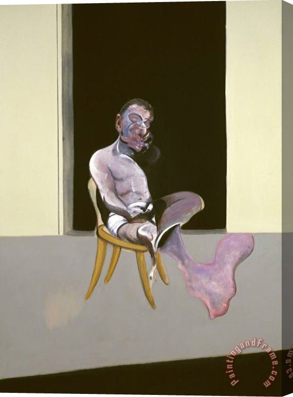 Francis Bacon August Triptych, Right Panel, 1972 Stretched Canvas Painting / Canvas Art