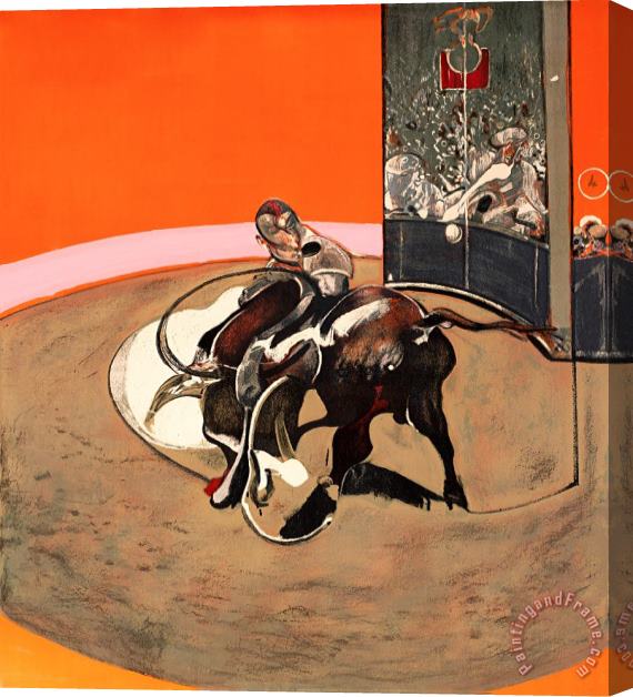 Francis Bacon Etude Pour Une Corrida, 1971 Stretched Canvas Painting / Canvas Art