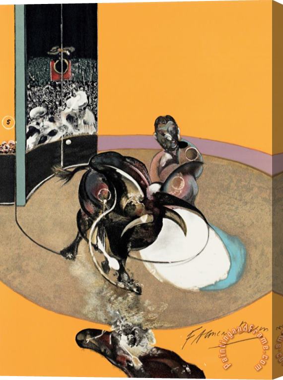 Francis Bacon Miroir De La Tauromachie, 1990 Stretched Canvas Painting / Canvas Art