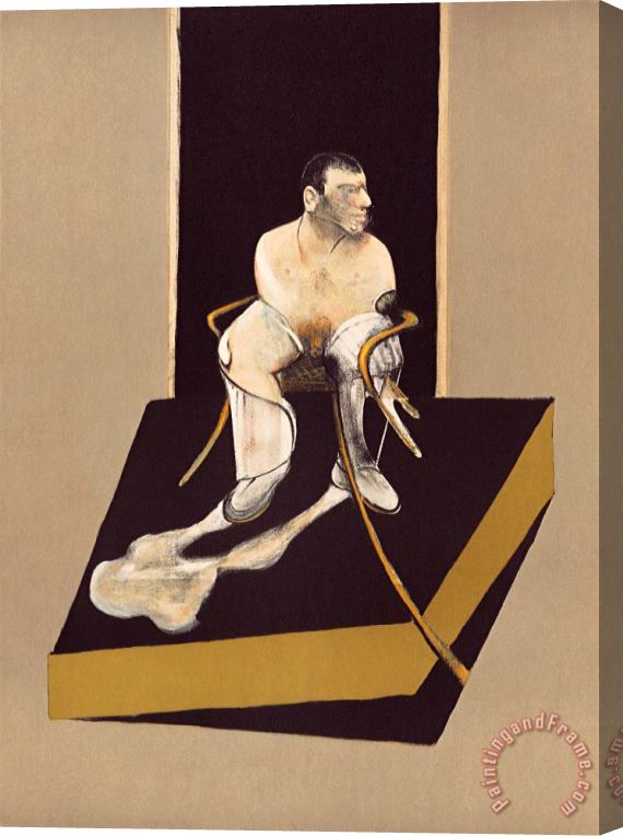 Francis Bacon Portrait of John Edwards, From Triptych, 1986 Stretched Canvas Painting / Canvas Art