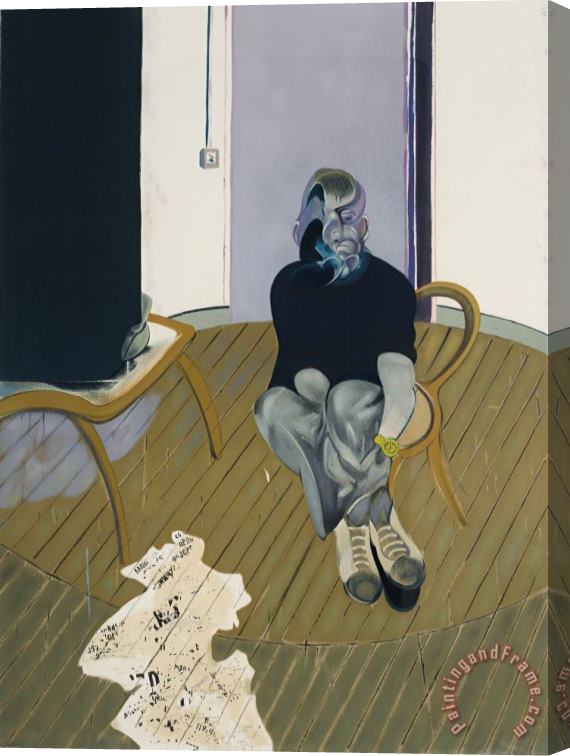 Francis Bacon Self Portrait, 1977 Stretched Canvas Painting / Canvas Art