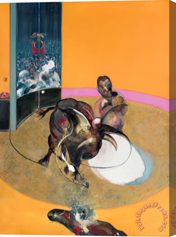 Francis Bacon Study for Bullfight No.2, 1969 Stretched Canvas Print / Canvas Art