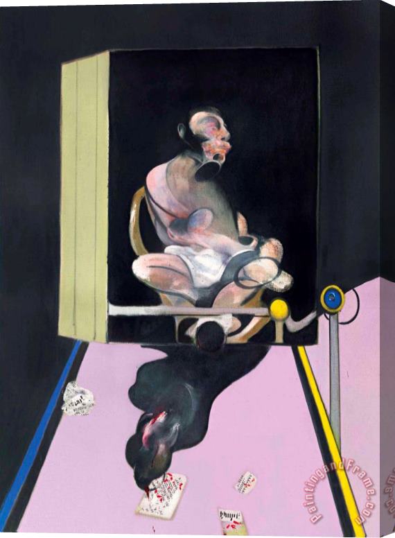 Francis Bacon Study for Portrait, 1977 Stretched Canvas Print / Canvas Art