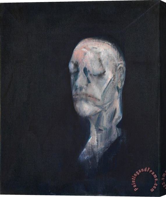 Francis Bacon Study for Portrait II (after The Life Mask of William Blake), 1955 Stretched Canvas Painting / Canvas Art