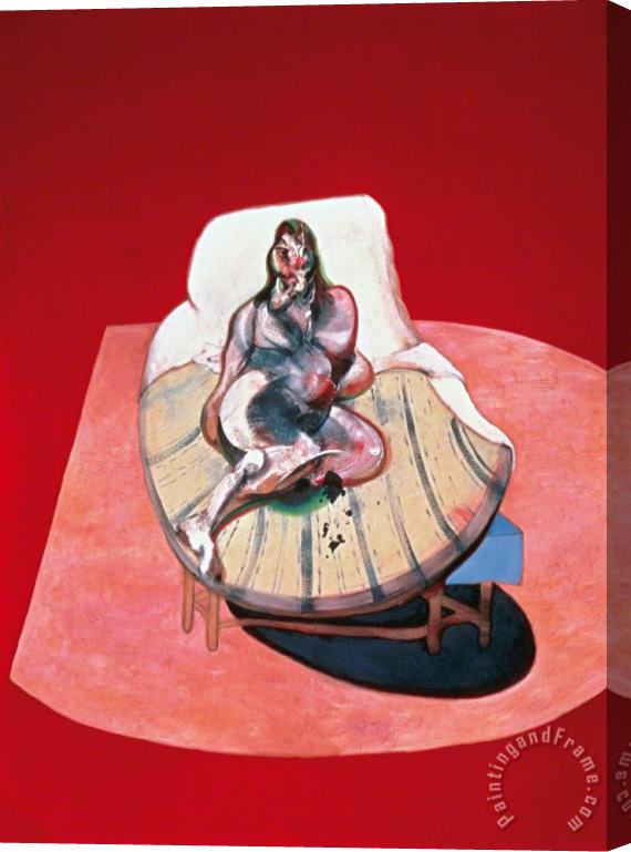 Francis Bacon Study for Portrait of Henrietta Moraes, 1964 Stretched Canvas Print / Canvas Art