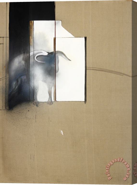 Francis Bacon Study of a Bull, 1991 Stretched Canvas Painting / Canvas Art