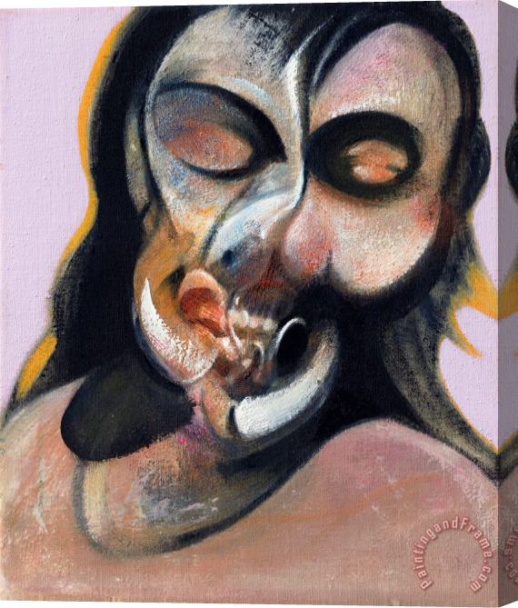 Francis Bacon Study of Henrietta Moraes Laughing Stretched Canvas Painting / Canvas Art