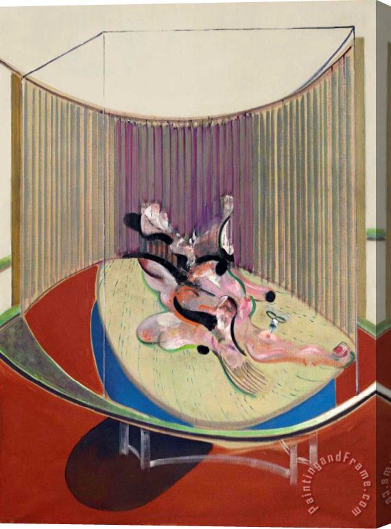 Francis Bacon Version No. 2 of Lying Figure with Hypodermic Syringe, 1968 Stretched Canvas Print / Canvas Art