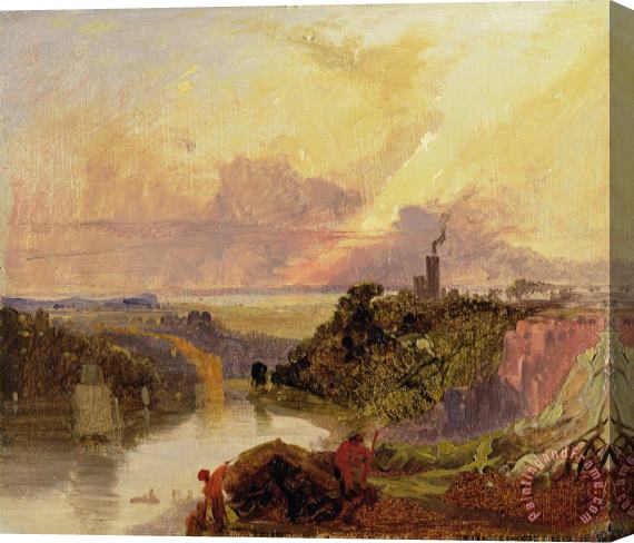 Francis Danby The Avon Gorge at Sunset Stretched Canvas Print / Canvas Art