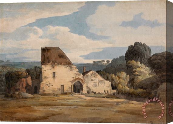 Francis Swaine Dunkerswell Abbey, August 20, 1783 Stretched Canvas Print / Canvas Art