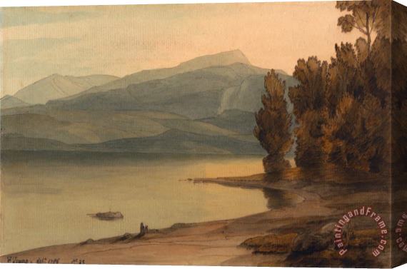 Francis Swaine Windermere at Sunset Stretched Canvas Painting / Canvas Art