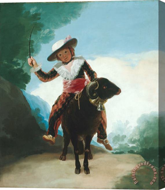 Francisco De Goya Boy on a Ram Stretched Canvas Print / Canvas Art