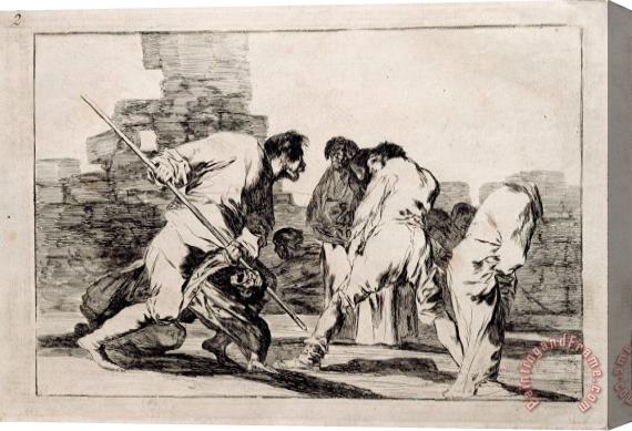 Francisco De Goya Cruel Folly Stretched Canvas Painting / Canvas Art