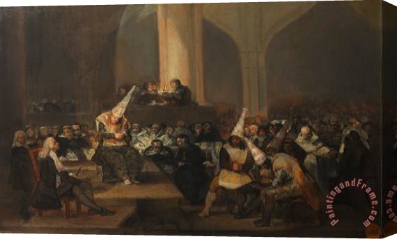 Francisco De Goya Escena De Inquisicion Stretched Canvas Painting / Canvas Art