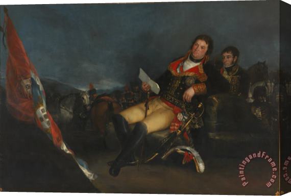 Francisco De Goya Godoy Como General Stretched Canvas Print / Canvas Art