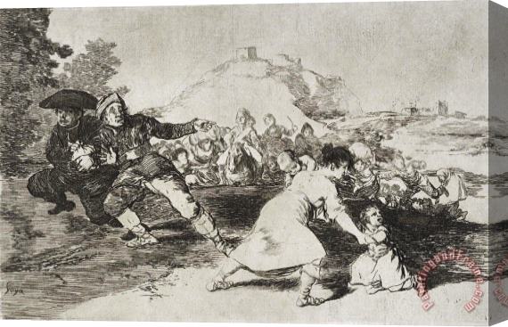 Francisco De Goya I Saw It (yo Lo Vi) From The Series The Disasters of War (los Desastres De La Guerra) Stretched Canvas Print / Canvas Art