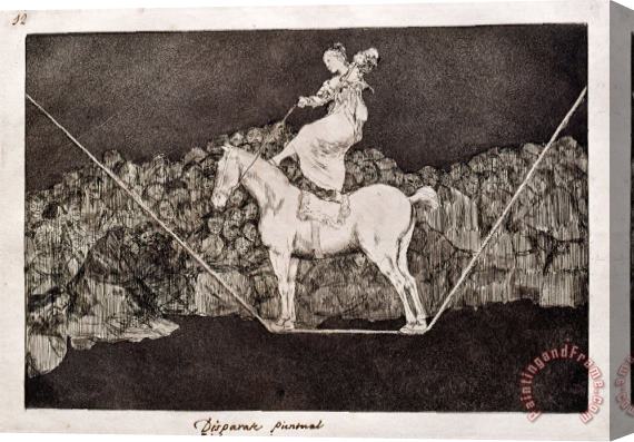 Francisco De Goya Precise Folly Stretched Canvas Print / Canvas Art