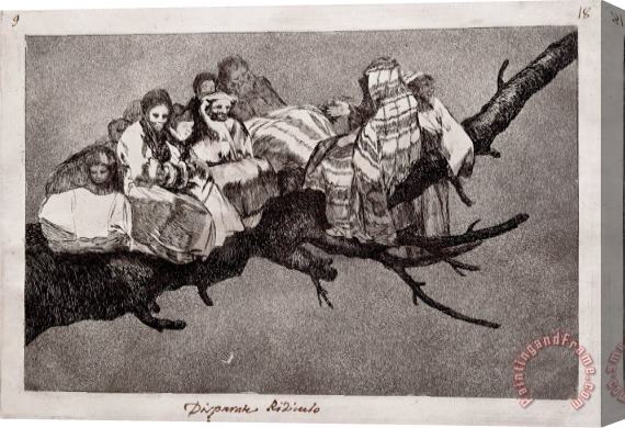 Francisco De Goya Ridiculous Folly Stretched Canvas Print / Canvas Art