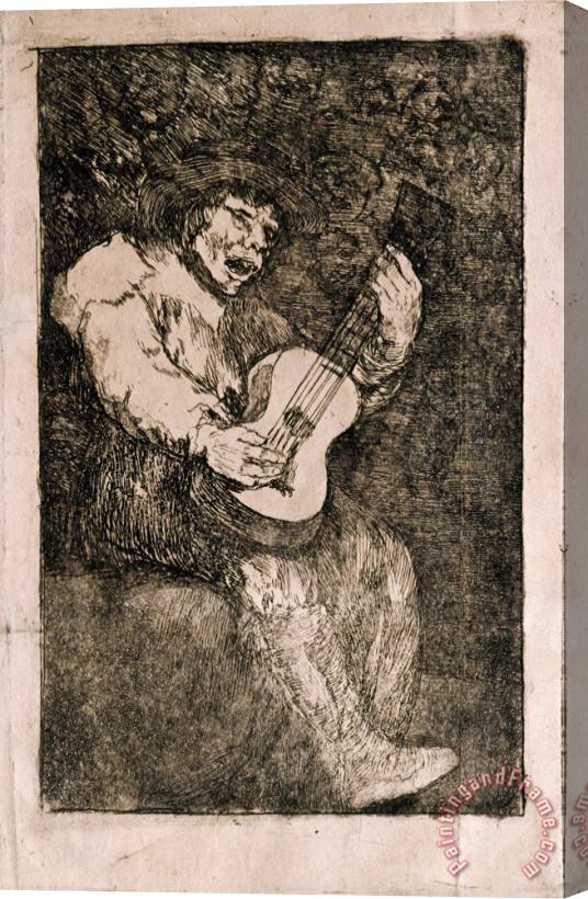 Francisco De Goya The Blind Singer Stretched Canvas Print / Canvas Art