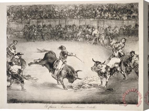 Francisco De Goya The Renowned American Mariano Cebellos Stretched Canvas Print / Canvas Art