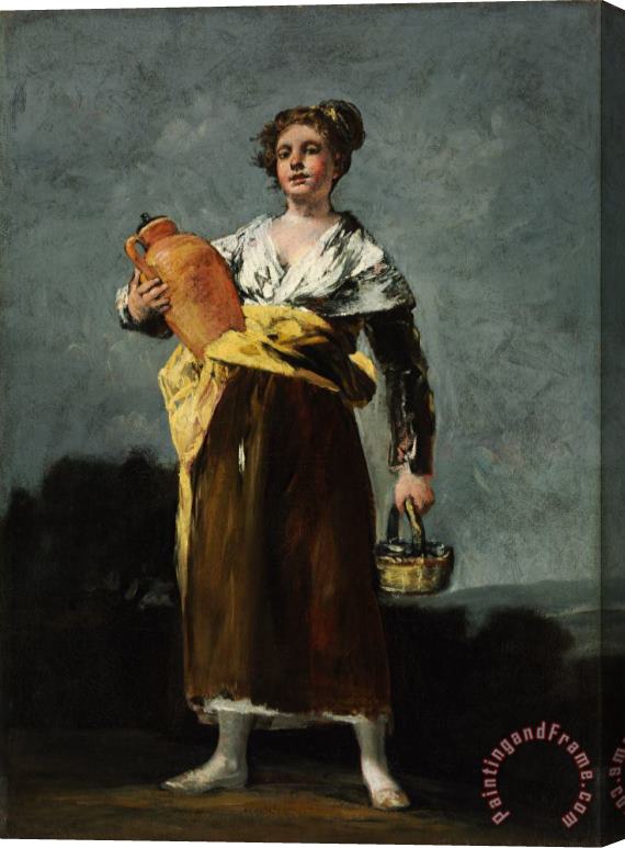 Francisco De Goya The Water Carrier Stretched Canvas Painting / Canvas Art