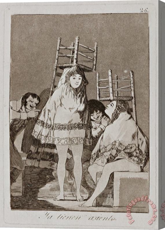 Francisco De Goya They've Already Got a Seat Stretched Canvas Print / Canvas Art