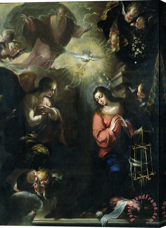 Francisco De Solis Annunciation Stretched Canvas Painting / Canvas Art