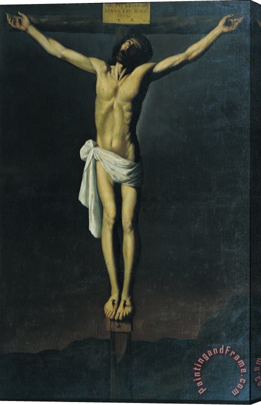 Francisco de Zurbaran Christ Crucified Stretched Canvas Painting / Canvas Art