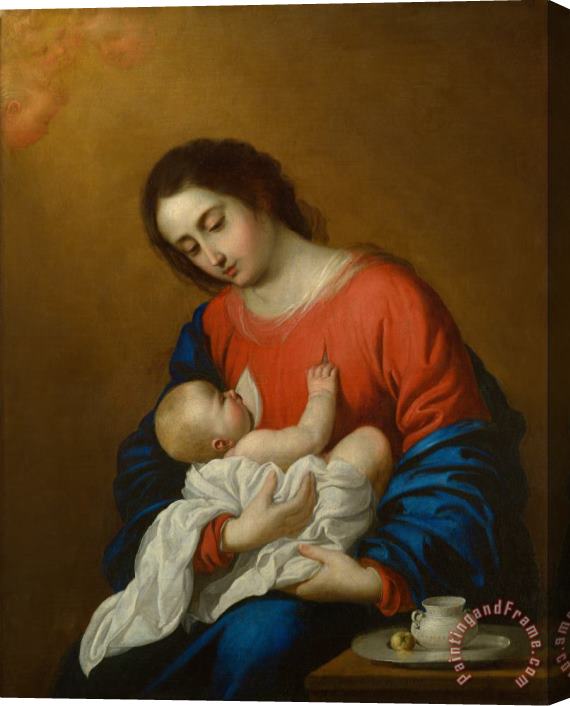 Francisco de Zurbaran Madonna And Child Stretched Canvas Print / Canvas Art
