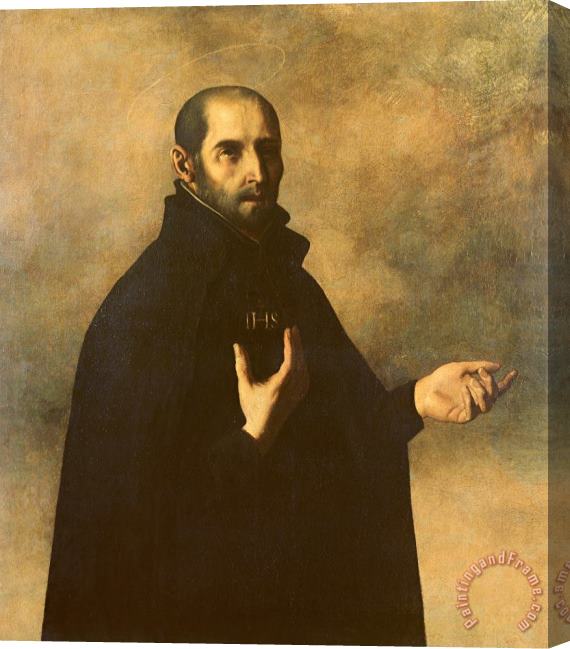 Francisco de Zurbaran St.Ignatius Loyola Stretched Canvas Print / Canvas Art