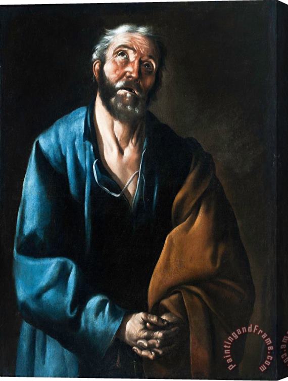 Francisco de Zurbaran Tears of St Peter Stretched Canvas Painting / Canvas Art