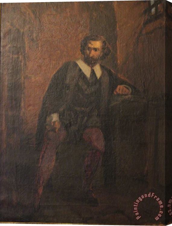 Francisco Jose De Resende Tasso in Prison Stretched Canvas Painting / Canvas Art