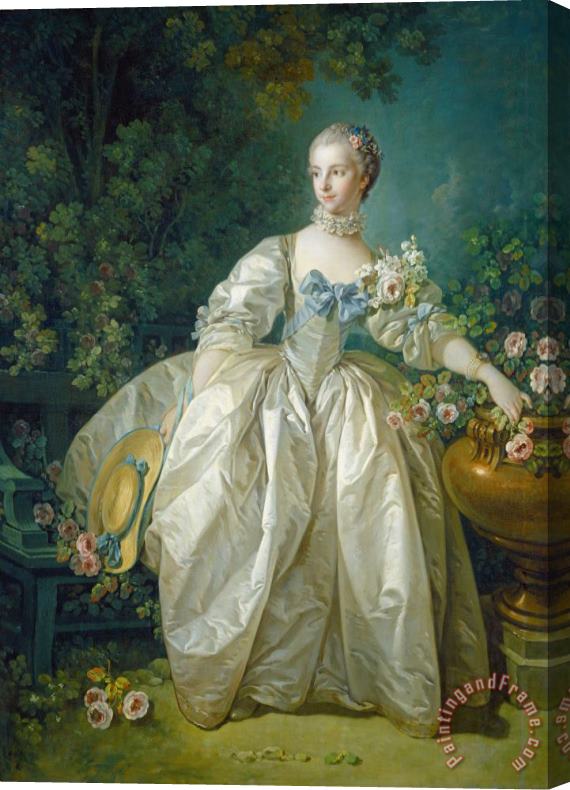 Francois Boucher Madame Bergeret Stretched Canvas Painting / Canvas Art